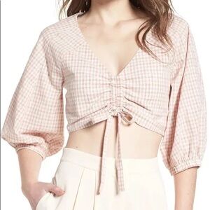 CHRISELLE X J.O.A crop top